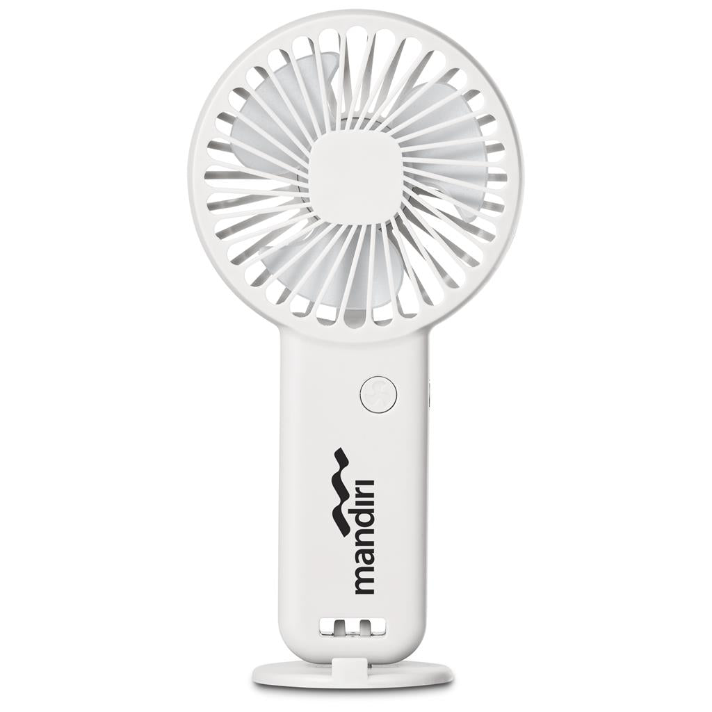 Altitude Celestia Rechargeable Handheld Mini USB Fan - Cream