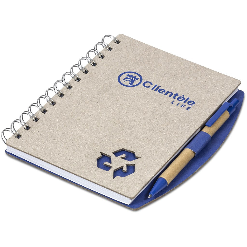 Altitude Bonaire Midi Notebook & Pen - Blue