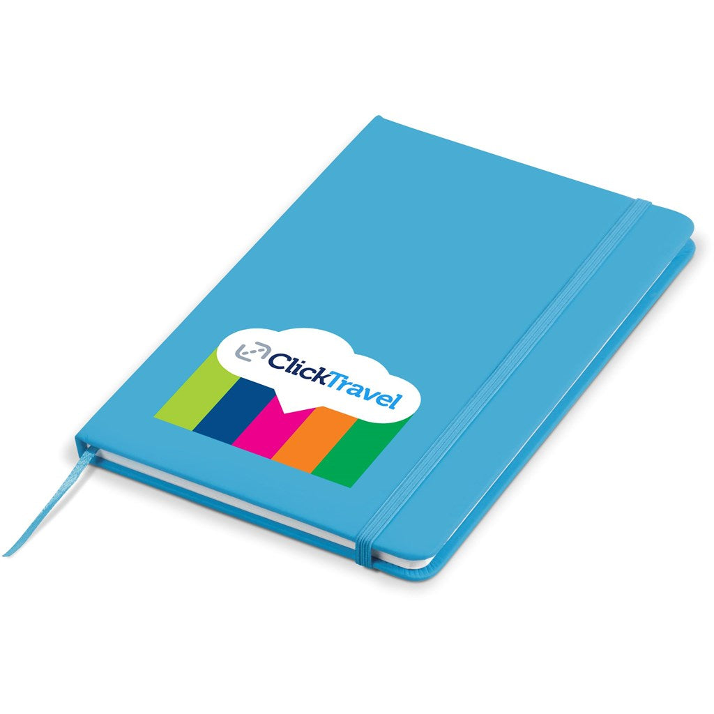 Altitude Omega A5 Hard Cover Notebook - Light Blue