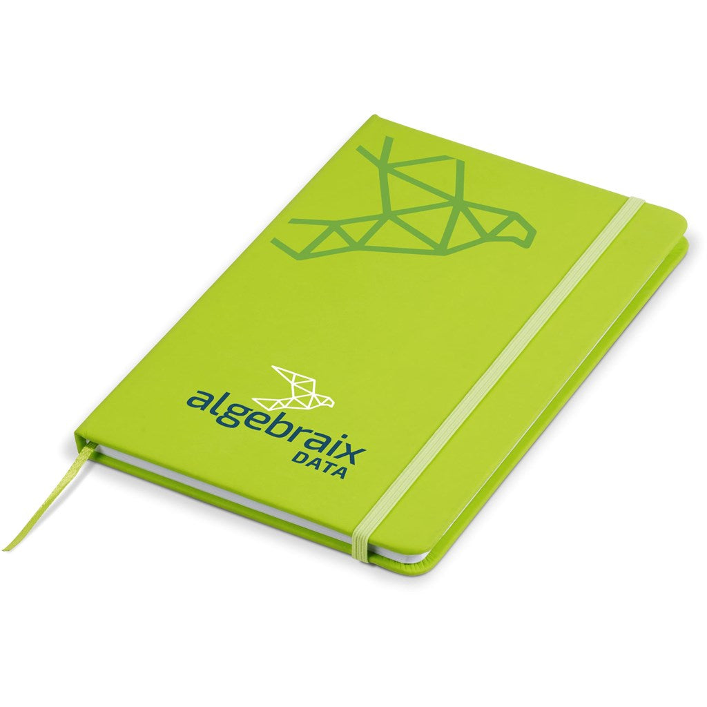 Altitude Omega A5 Hard Cover Notebook - Lime
