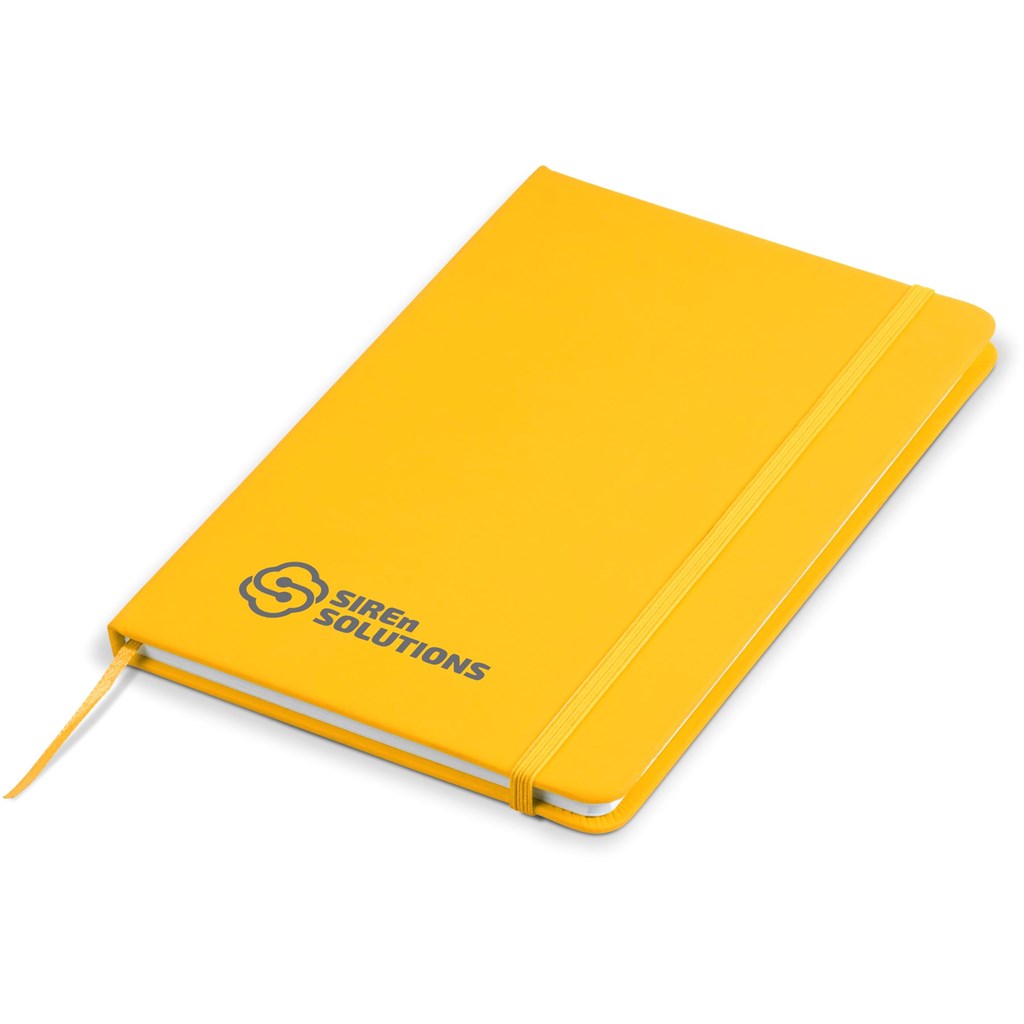 Altitude Omega A5 Hard Cover Notebook - Yellow