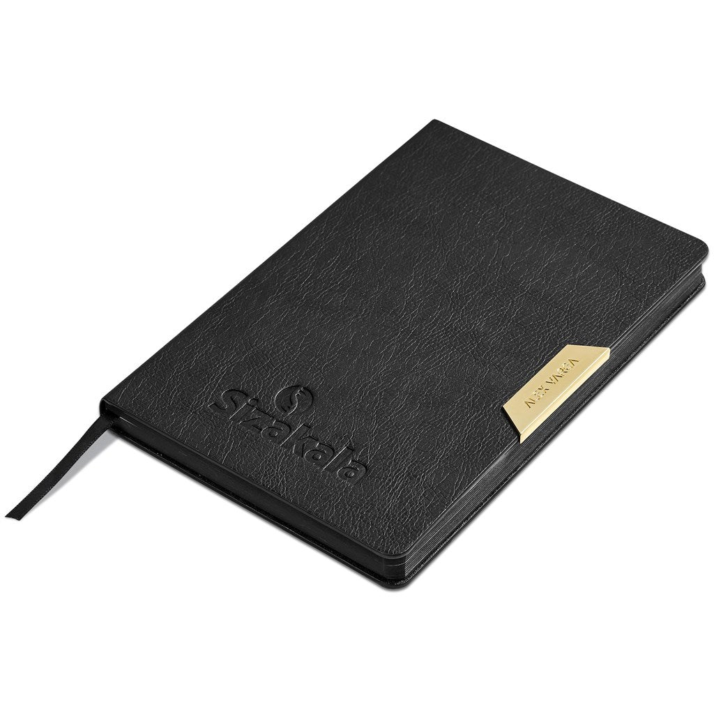 Alex Varga Onassis A5 Hard Cover Notebook - Gold