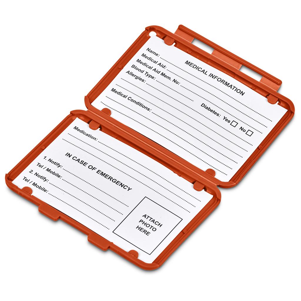 Altitude Seatbelt Medi-Wallet - Orange