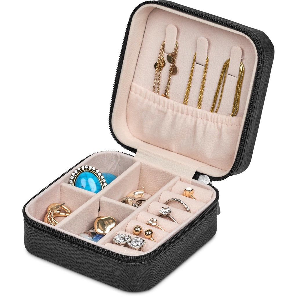 Eva & Elm Crystal Travel Jewellery Box
