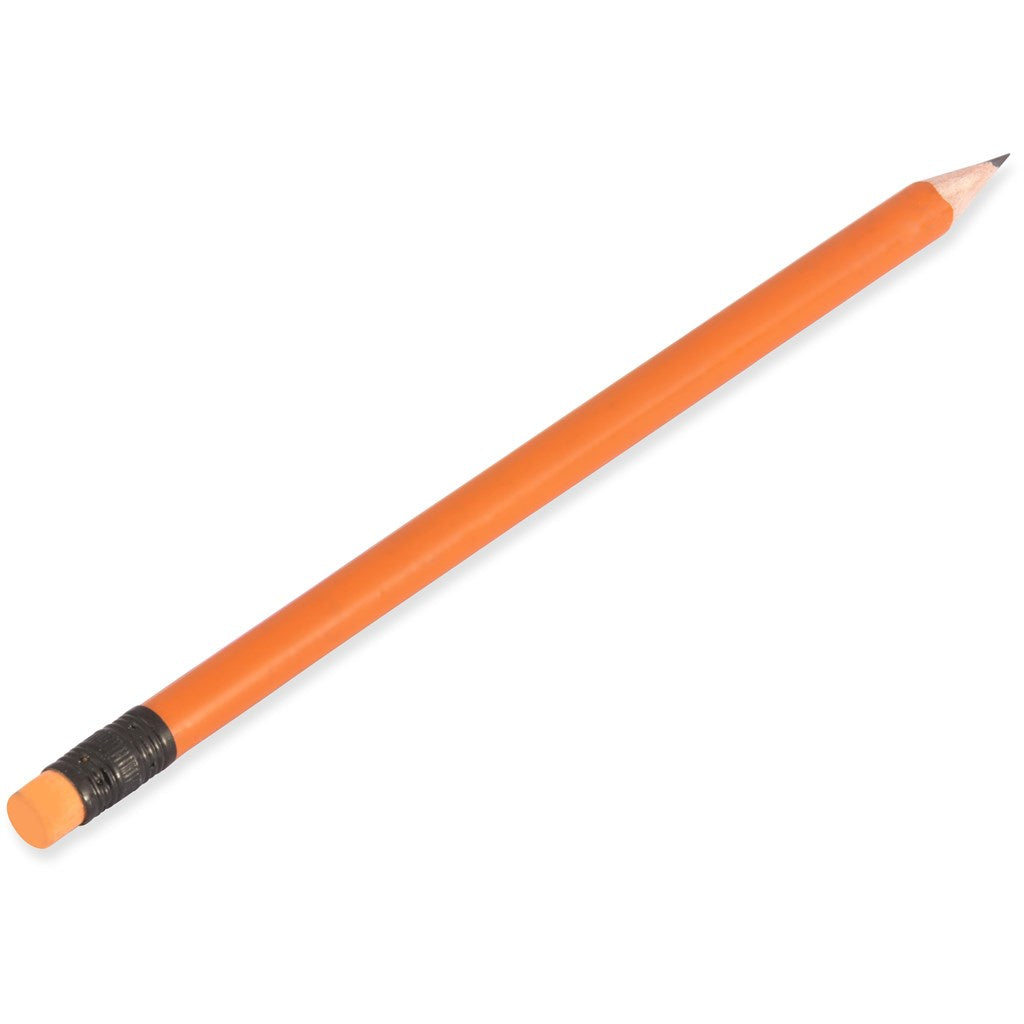 Altitude Brainiac Wooden Pencil - Orange