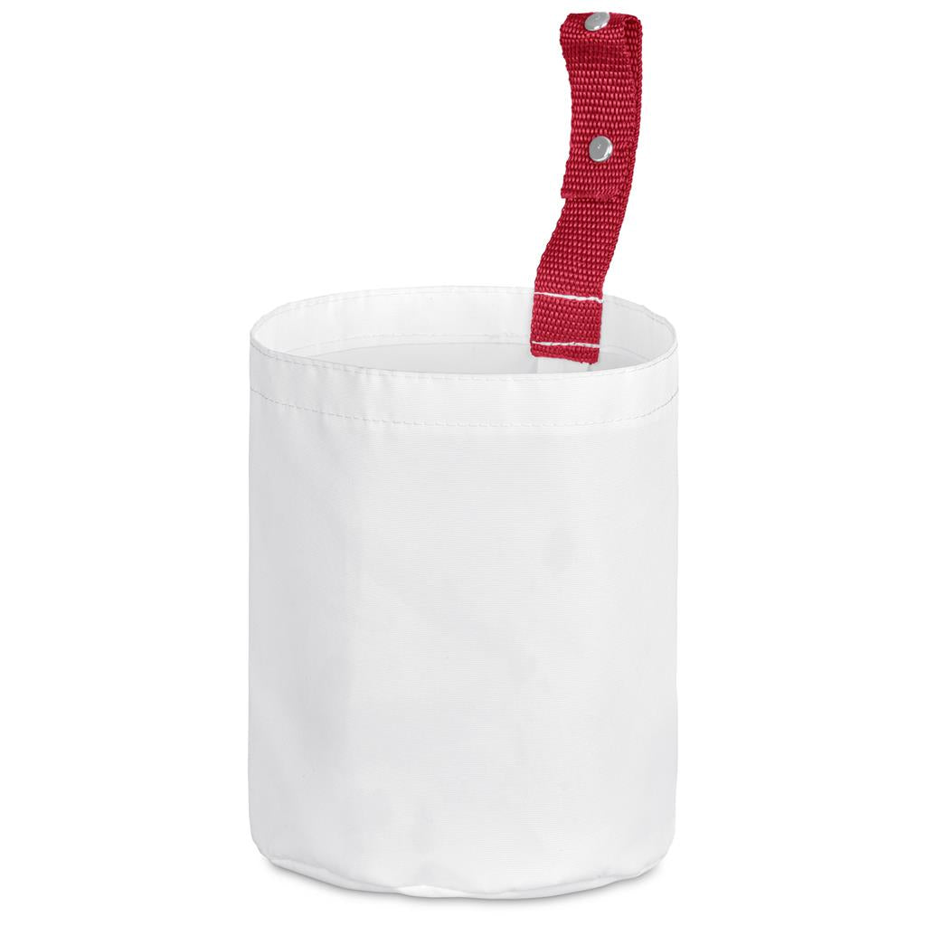 Hoppla Auto Polyester Car Refuse Holder - Red