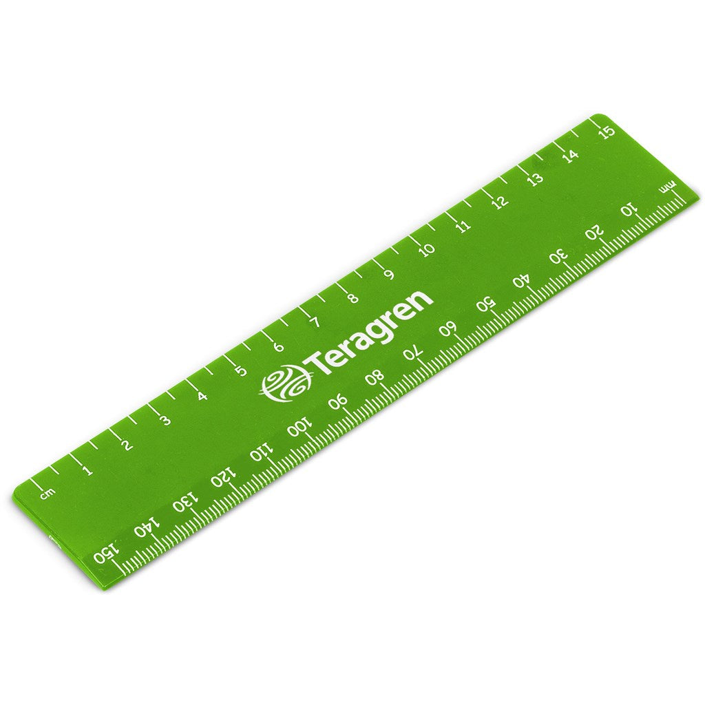 Altitude Scholastic 15cm Ruler - Lime