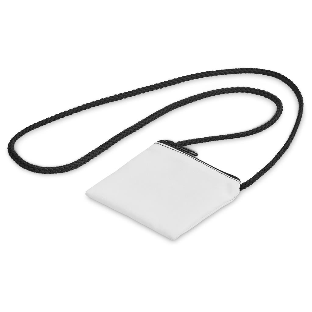 Hoppla Sani Tuck Money Neck Pouch - Black