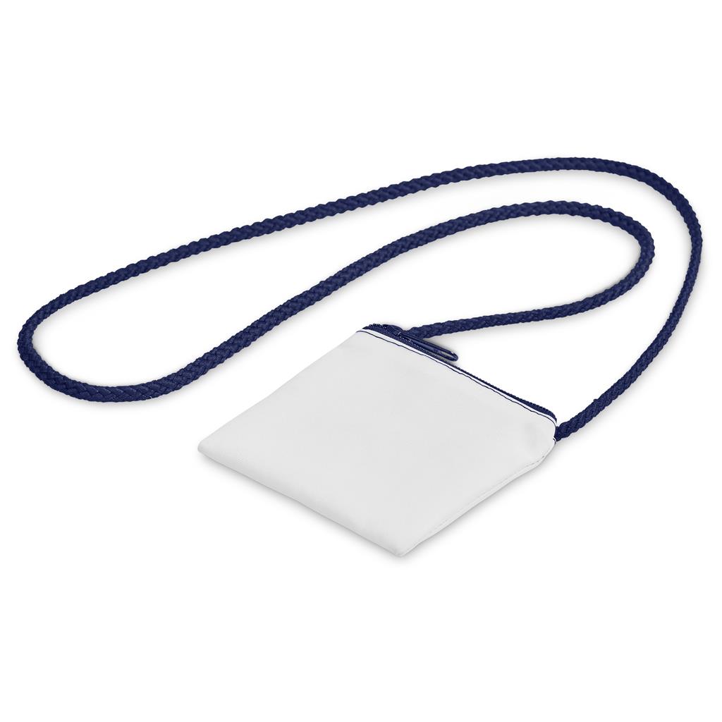 Hoppla Sani Tuck Money Neck Pouch - Navy