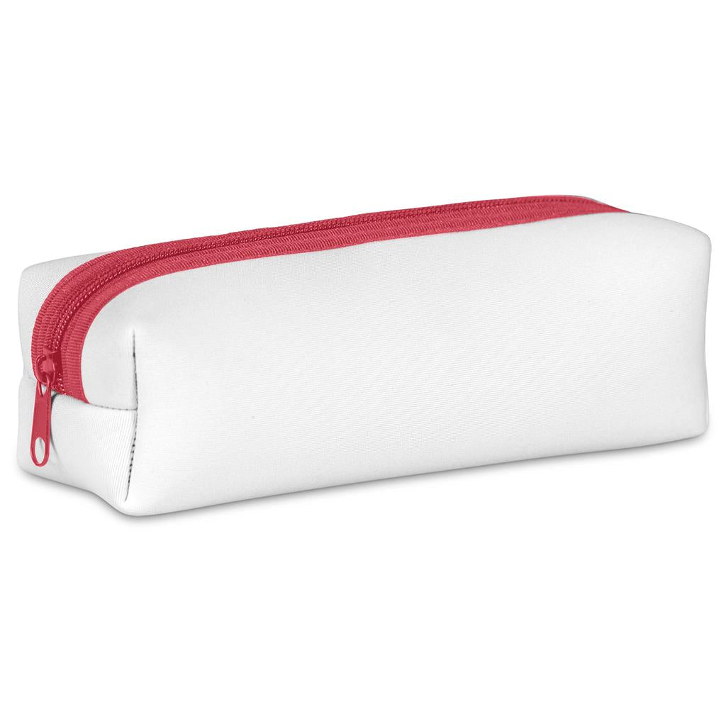 Hoppla Neoprene Doodle Pencil Case - Red