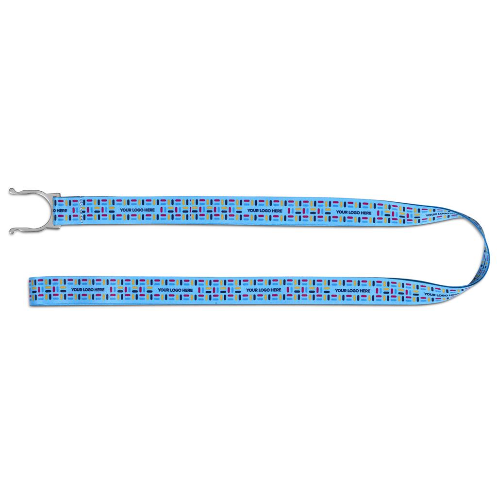 Altitude Aqua Double-Sided Crossbody Bottle Lanyard - Sample