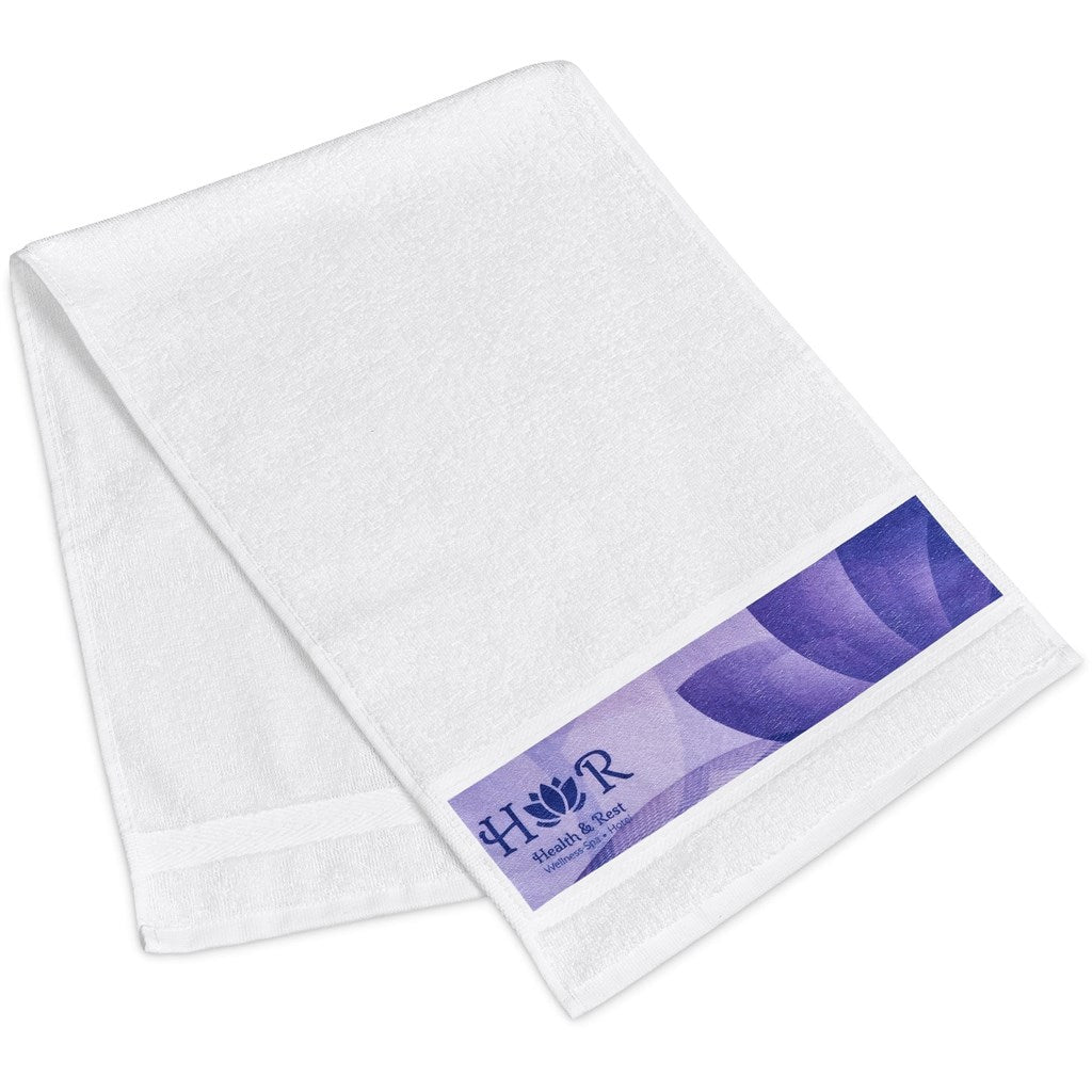 Eva & Elm Aldrin Sports & Hand Sublimation Towel - Solid White