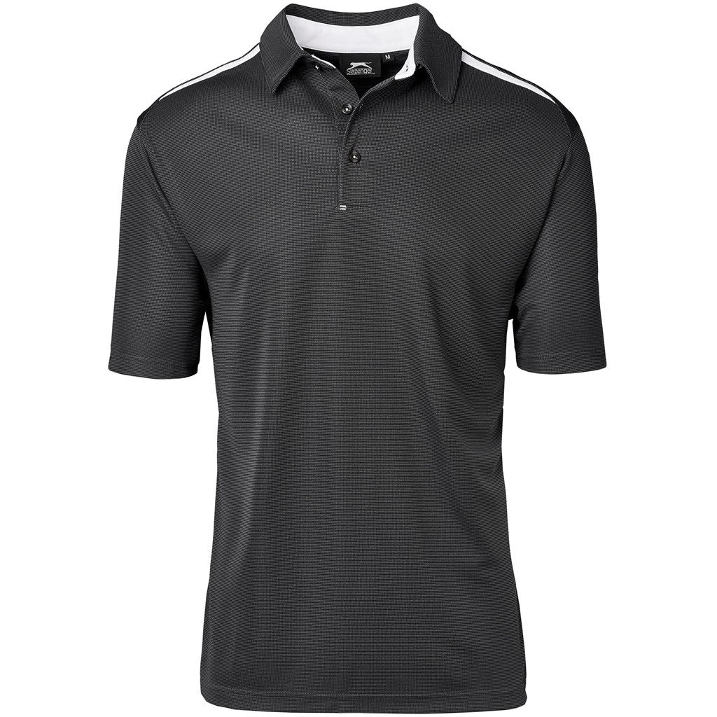 Mens Simola Golf Shirt - Charcoal