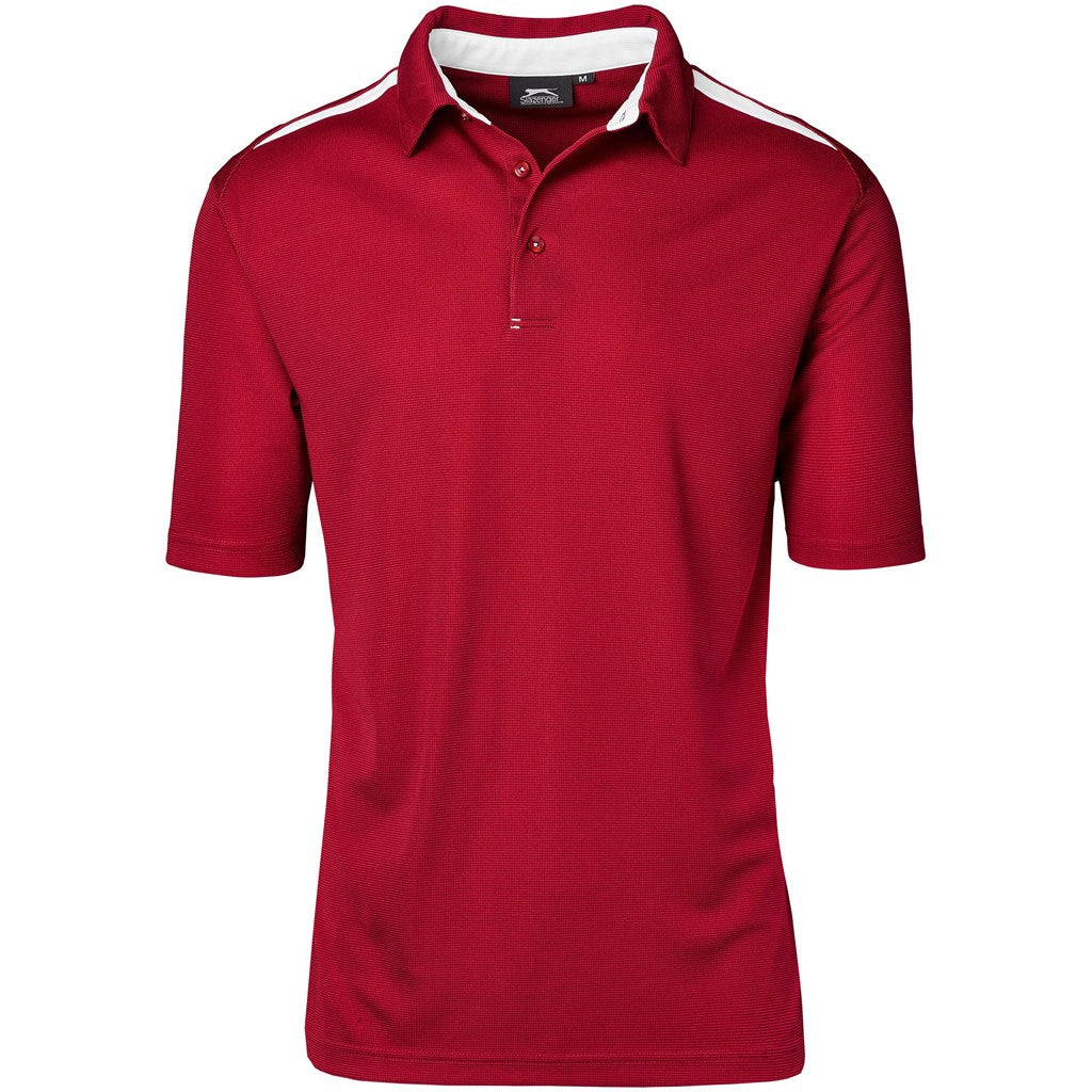 Mens Simola Golf Shirt - Red