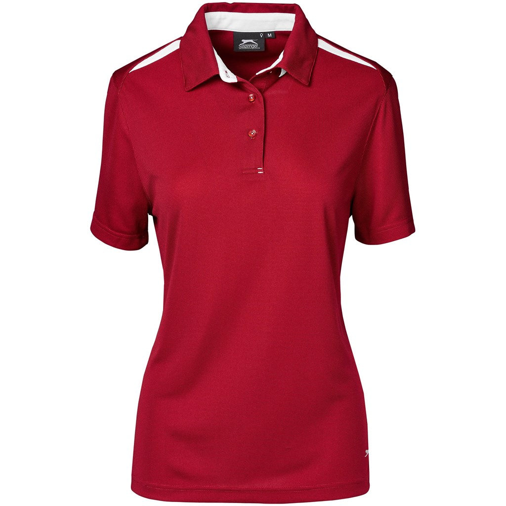 Ladies Simola Golf Shirt - Red