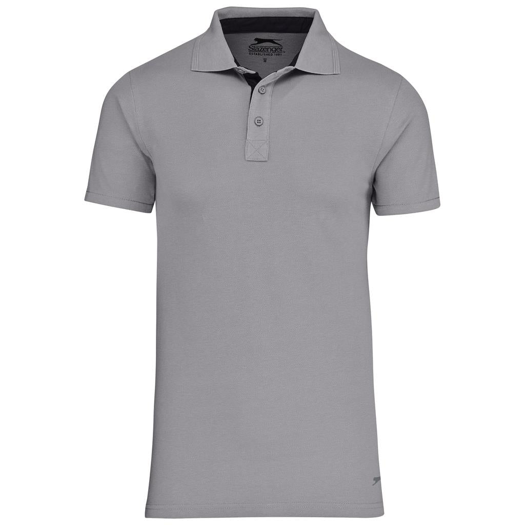 Mens Hacker Golf Shirt - Grey