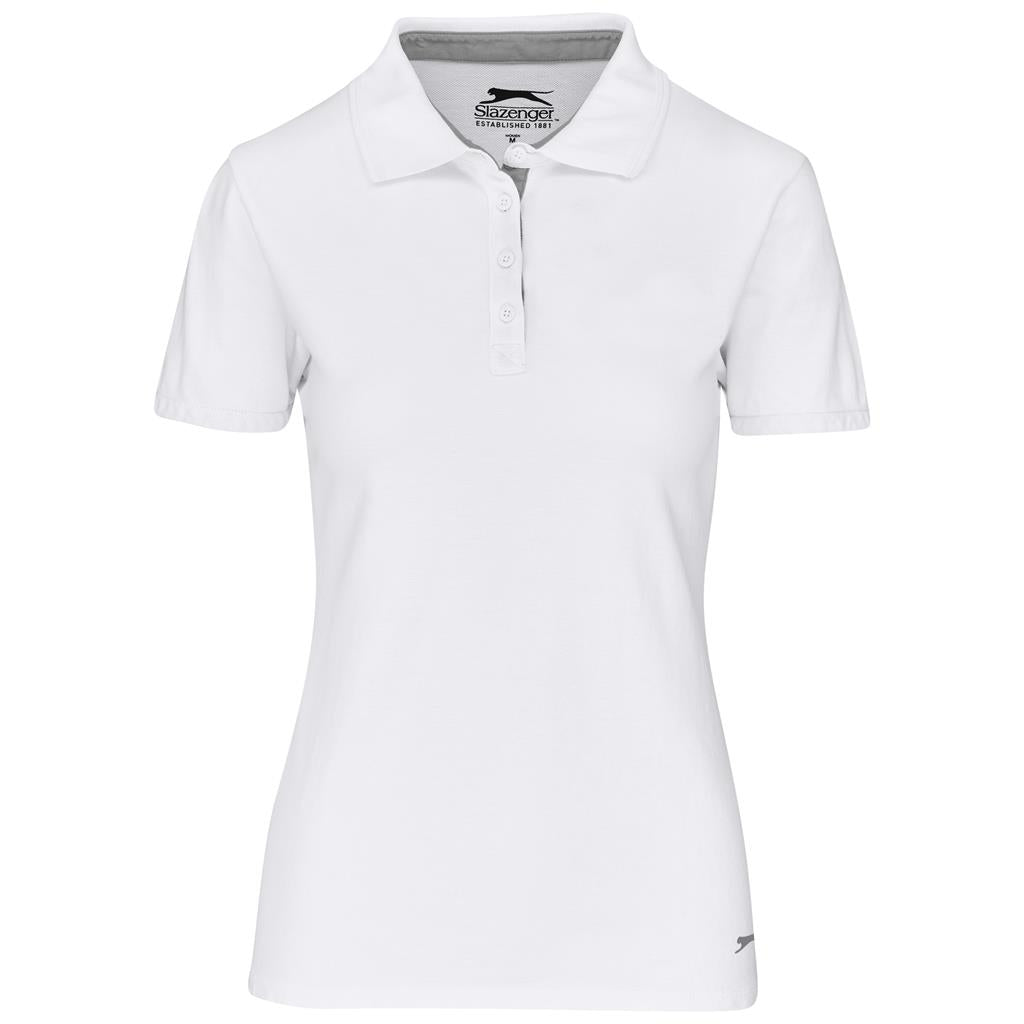 Ladies Hacker Golf Shirt - White