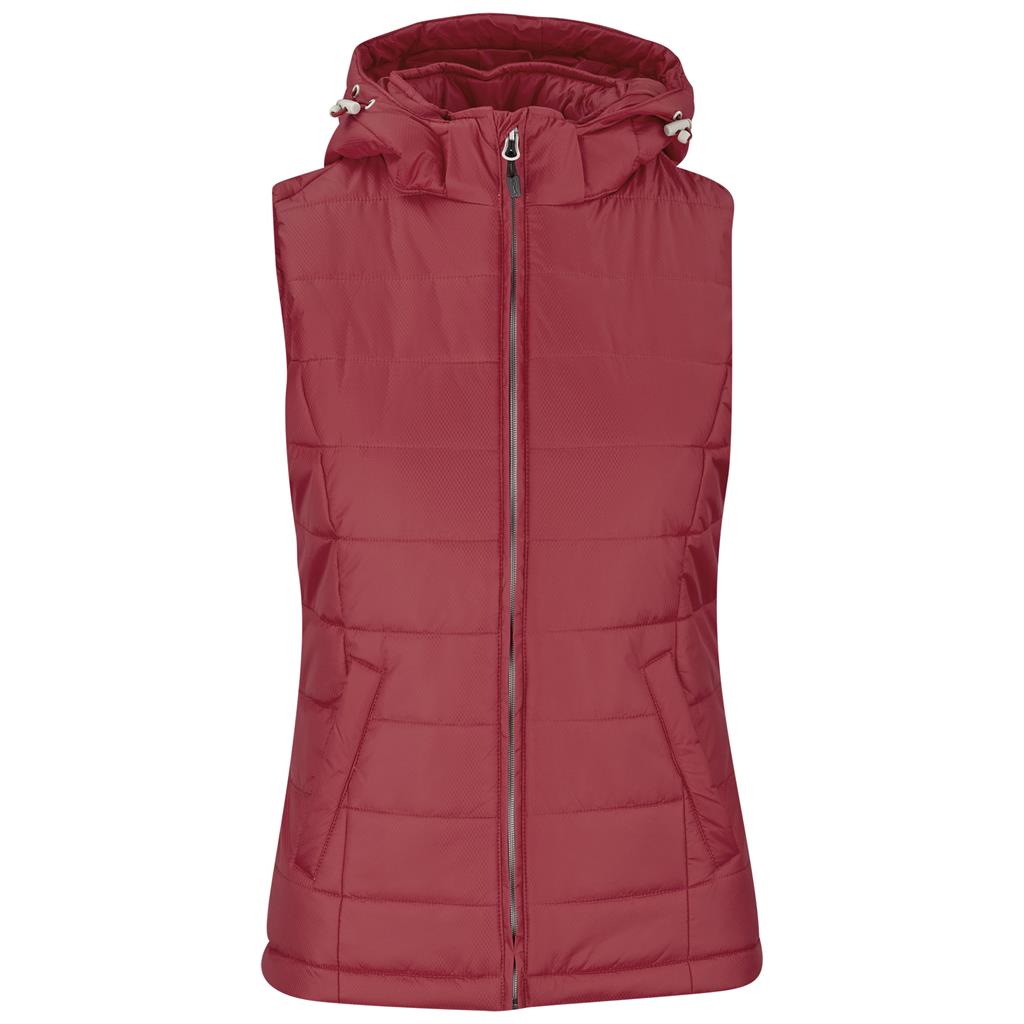 Ladies Evolution Bodywarmer - Red