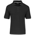 Mens Crest Golf Shirt - Black