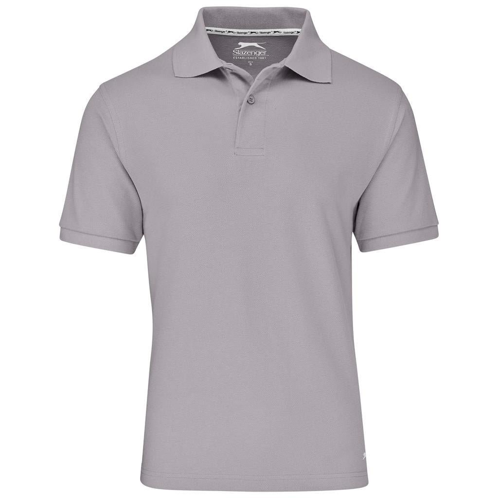 Mens Crest Golf Shirt - Grey