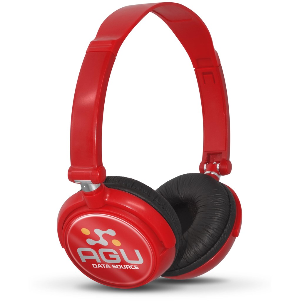 Altitude Omega Wired Headphones - Red