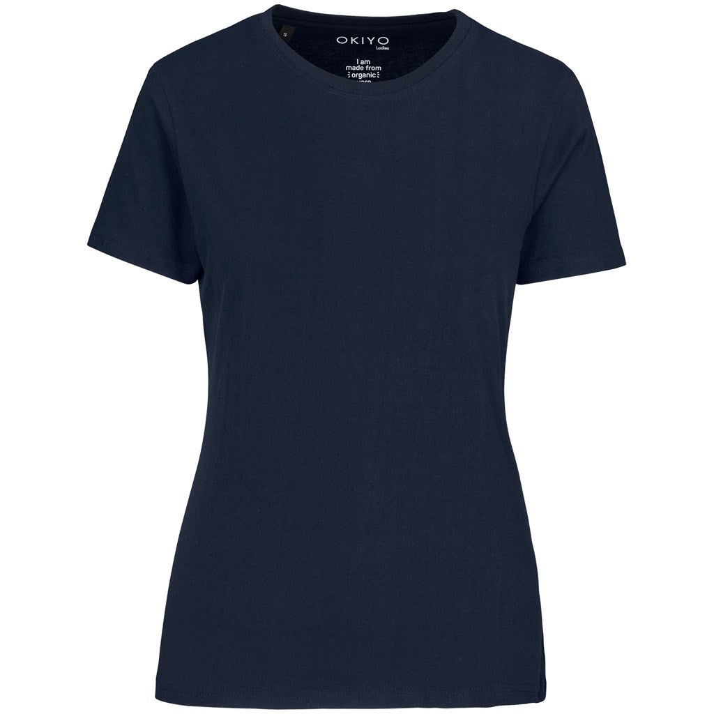 Ladies Okiyo Organic T-Shirt - Navy