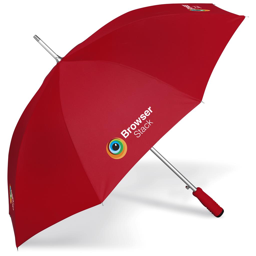 Cloudburst Auto-Open Umbrella - Red