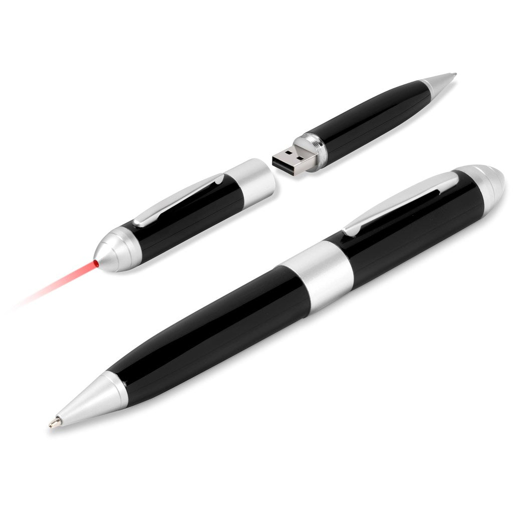 Kilobyte Flash Drive Pen & Laser Pointer - 8GB