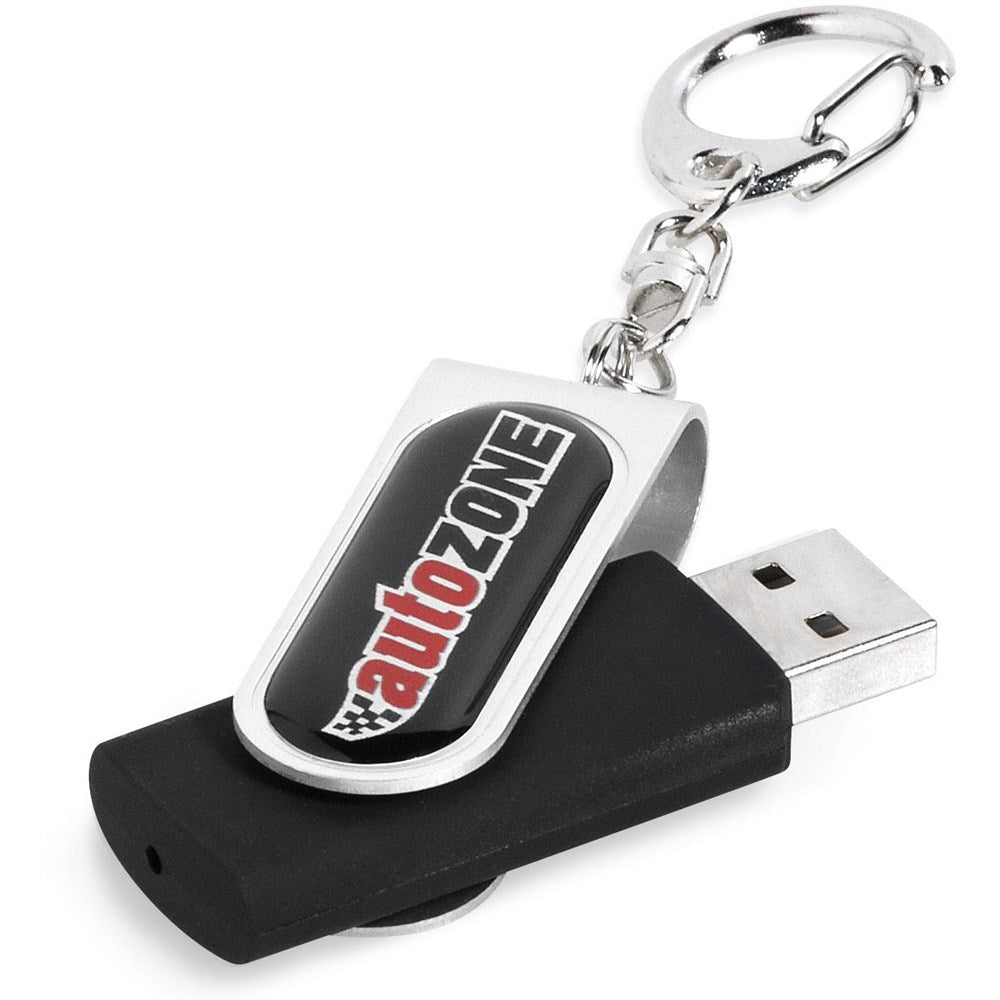 Atlanta Flash Drive Keyholder - 8GB - Black