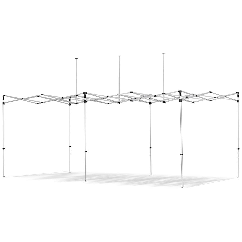 Coated Steel Sublimated Gazebo 6m x 3m -  1 Short Full-Wall Skin