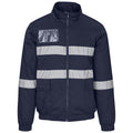 Foundation Hi-Viz Padded Jacket - Navy
