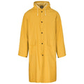 Light Duty Storm Rubberised Polyester/PVC Raincoat - Yellow
